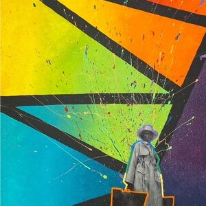 1 of 1 Original Art by Acrylic Melody. PRIDE inspired